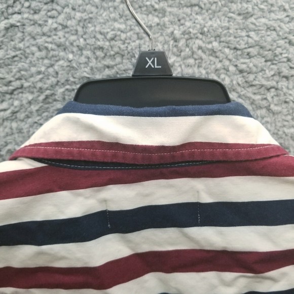 Natural Issue L RW&B Striped Multicolor Button-Down Shirt 52" 31" 10.25" - Picture 11 of 14